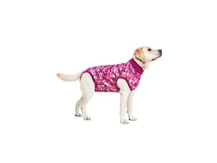 Obleček ochranný Suitical Dog PINK CAMO 67cm L