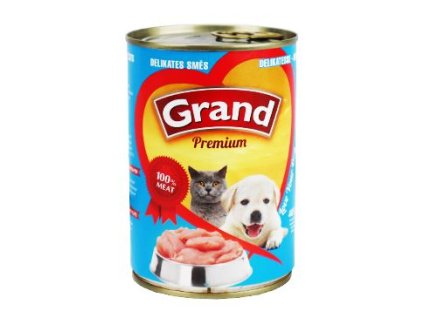 GRAND Dog konz. Premium Puppy delikates směs 405g