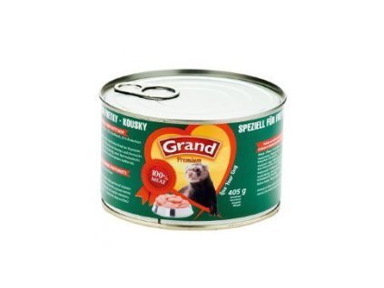 GRAND Ferret konz. Premium kousky 405g