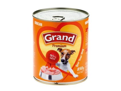 GRAND Dog konz. Premium krocan 850g