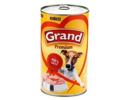 GRAND Dog konz. Premium drůbeží 1300g