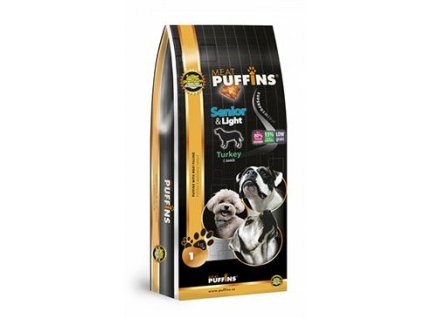 Puffins Dog Senior&Light Turkey 1kg