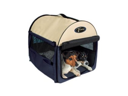 Přepravka T-camp MobileKennel 70x75x95cm nylon šedá TR