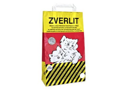 ZVERLIT Podestýlka červená,hrubá s vůní, kočka 10kg