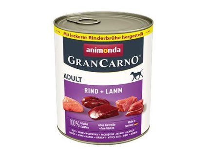 Animonda pes GRANCARNO konz. ADULT hovězí/jehněčí 800g