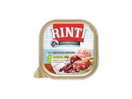 Rinti Dog Kennerfl. vanička drůbeží srdce 300g