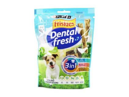 Friskies pochoutka pes DentalFresh 3v1 S/110g