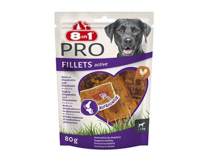 Pochoutka 8in1 Fillets Pro Active 80g