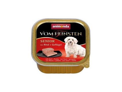Animonda pes VOM FEINSTEN paštika Senior hov/kuře 150g