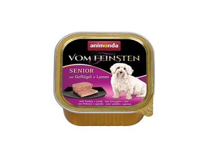 Animonda pes VOM FEINSTEN paštika Senior drůb/jeh.150g