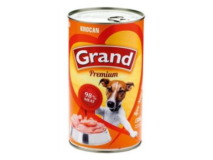 GRAND Dog konz. Premium krocan 1300g