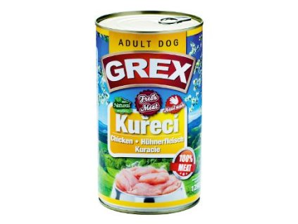 GRAND Dog konz. Grex Adult kuřecí 1280g