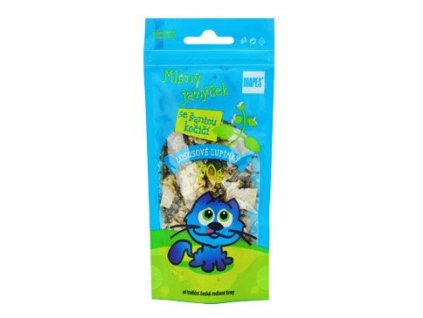 Pochoutka kočičí MAPES lososové lupínky se šantou 30g