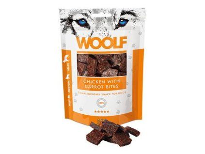 WOOLF Classic poch. Chicken with Carrot Bites 100g