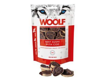 WOOLF Classic poch. Beef Sushi with Cod 100g