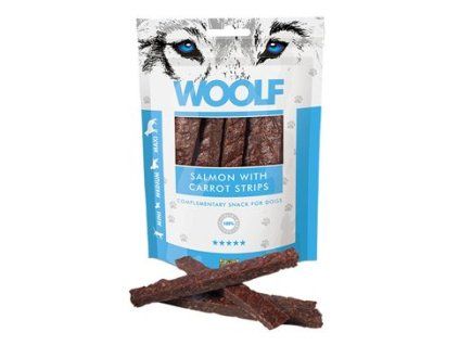 WOOLF Classic poch. Salmon with Carrot Strips 100g