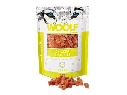 WOOLF Classic poch. Chicken Chunkies 100g