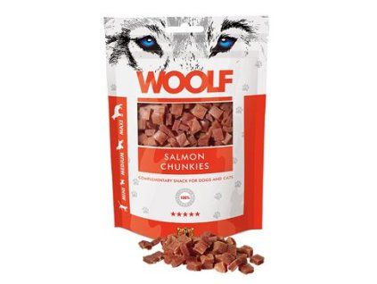 WOOLF Classic poch. Salmon Chunkies 100g