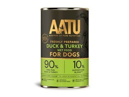 AATU Dog Duck&Turkey konz. 400g