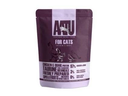 AATU Cat Chicken&Quail kapsa 85g