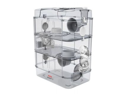 Klec křeček Rody 3 TRIO bílá 41x27x53cm Zolux