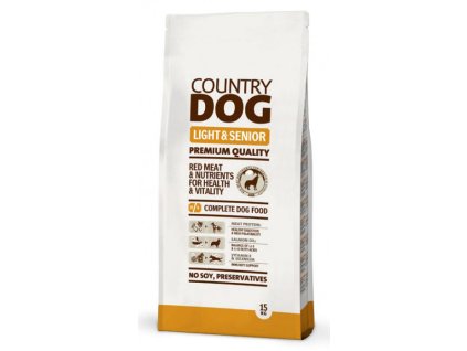 3729 country dog light senior 15kg tenesco cz