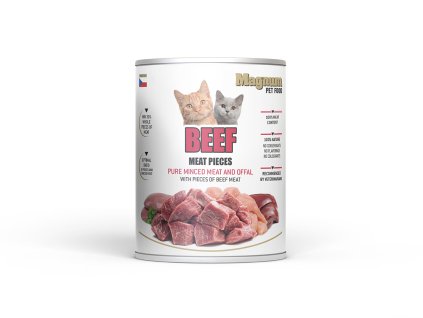 10962 magnum meat pieces beef cat 800g