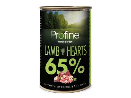 11751 profine dog tins 65 lamb hearts