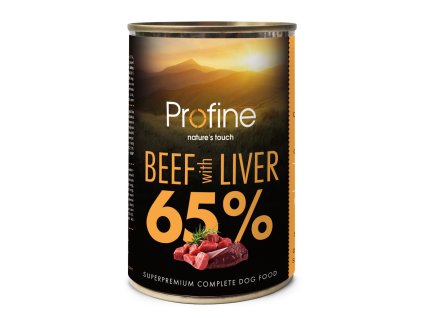 12384 profine dog tins 65 beef liver