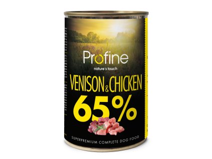 12387 profine dog tins 65 venison chicken