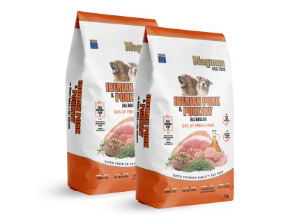 12501 magnum iberian pork poultry all breed 2x3kg