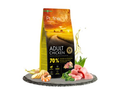 14346 profine dog dry adult chicken 12kg
