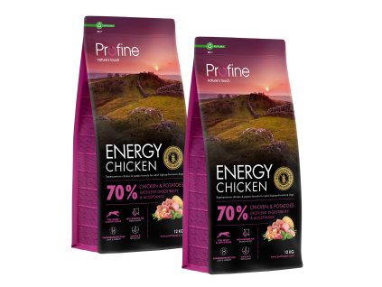 14364 profine dog dry energy chicken 24kg