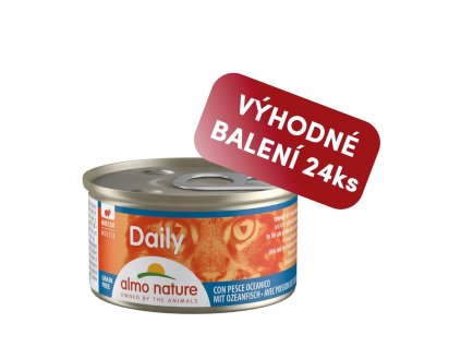 Almo Nature Daily Menu - Pěna s mořskými rybami 85g výhodné balení 24ks
