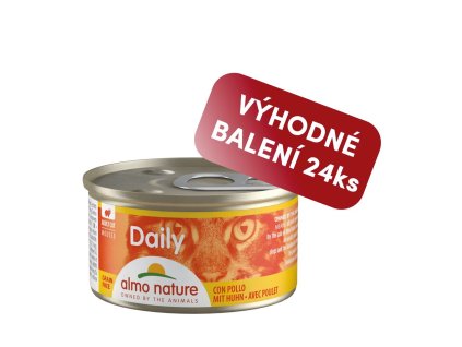 Almo Nature Daily Menu - Pěna s kuřetem 85g výhodné balení 24ks