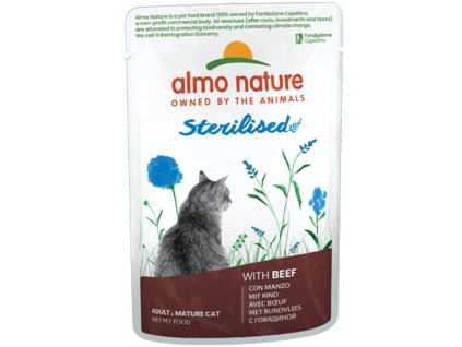 Almo Nature Holistic Sterilised - Hovězí 70g