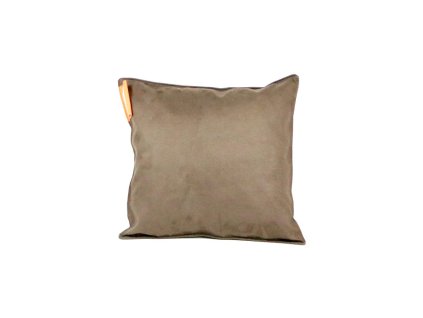 Aminela polštářek 40x40cm hnědá