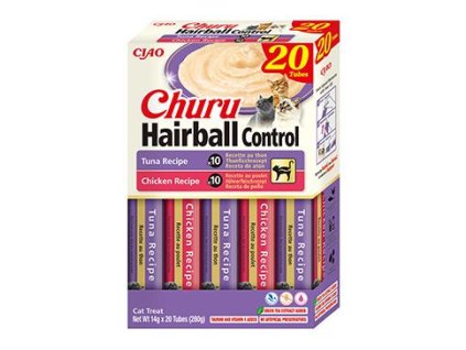 Churu Cat BOX Hairball Variety Tuna&Chicken 20x14g