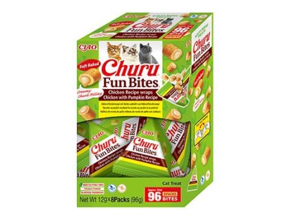 Churu Cat BOX Fun Bites Chicken wraps Chick&Pumpk8x12g