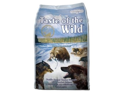 Taste of the Wild Pacific Stream Canine 18,14kg roztržený obal, granule jsou v náhradním obalu
