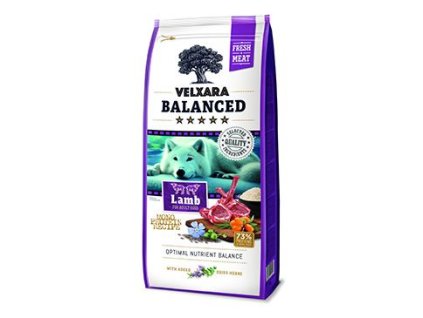 Velxara Balanced FM Dog Adult Monoprot.Lamb&Rice 12kg