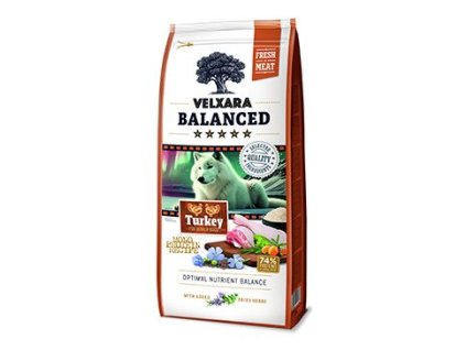 Velxara Balanced FM Dog Senior Monoprot.Turk&Rice 12kg