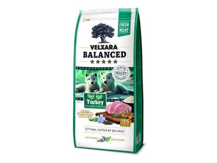 Velxara Balanced FM Dog Puppy&Junior Mon.Turk&Rice750g