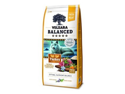 Velxara Balanced FM Dog Adult Monoprot.Turkey&Rice750g