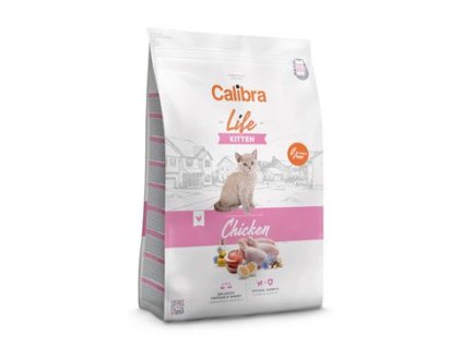Calibra Cat Life Kitten Chicken 6kg lehce natržený pytel