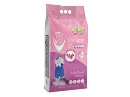 Podestýlka Vancat stelivo bentonit Baby Powder 5kg