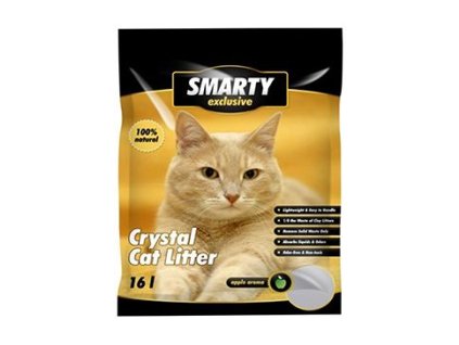 Podestýlka Smarty Exclusive silikát, jablko 16l