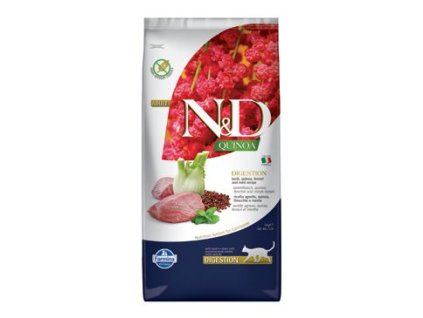 N&D Quinoa CAT Digestion Lamb & Fennel 5kg exspirace 2/26