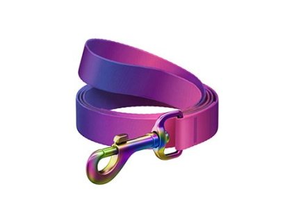 Vodítko nylon Gradient fialovo-růž. L-XXL/122cm/2,5cm