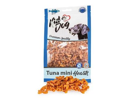 Pochoutka KIDDOG mini srdíčka z tuňáka 70g